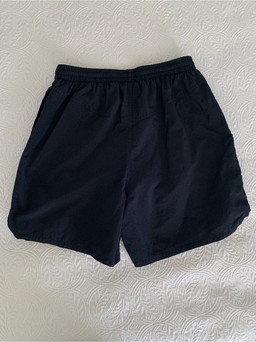 TYR Swim Shorts Men's Size M Black Mesh Liner with Pocket & Drawstring - Picture 3 of 15